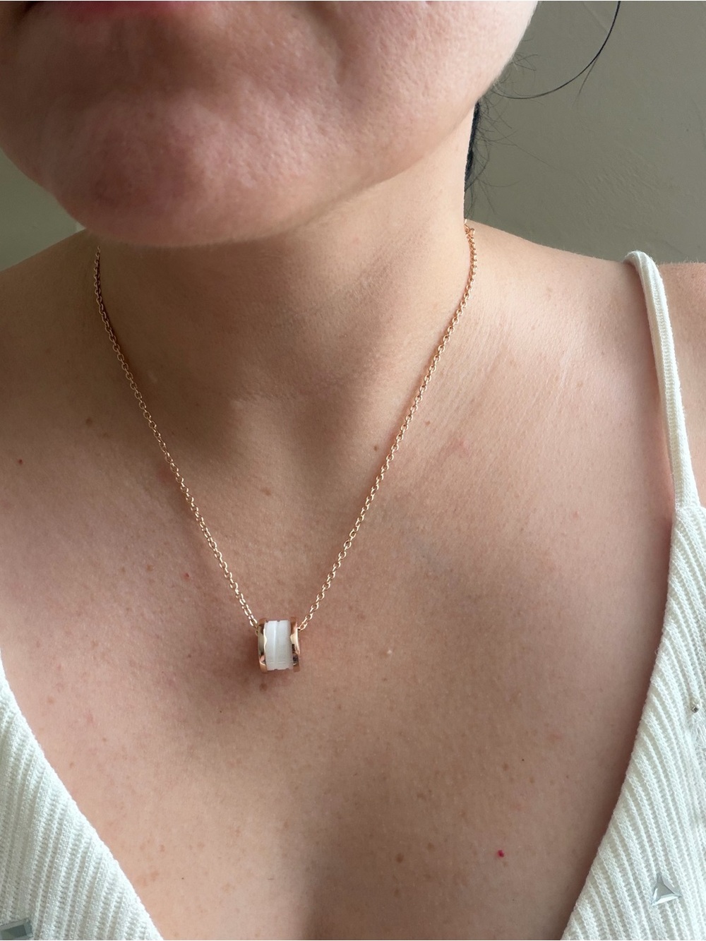 White Ceramic Necklace like famous brand - Picture 5 of 5